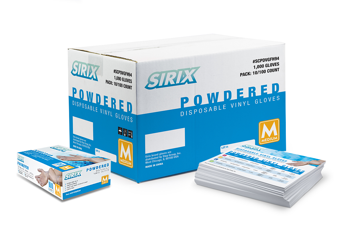 Sirix Disposal Glove Package