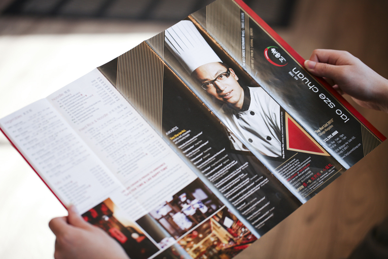 Carry Out Menu Unfold
